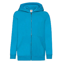 Толстовка Fruit of the loom Classic hooded sweat jacket Kids 128 см Ультрамарин (62-045-0)