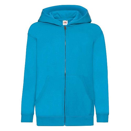 Толстовка Fruit of the loom Classic hooded sweat jacket Kids 128 см Ультрамарин (62-045-0)