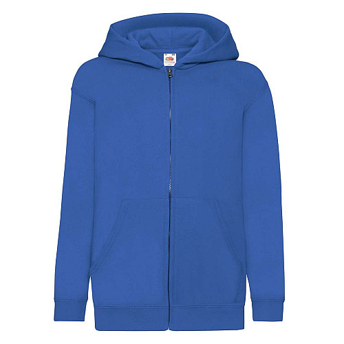 Толстовка Fruit of the loom Classic hooded sweat jacket Kids 140 см Синий (62-045-0)