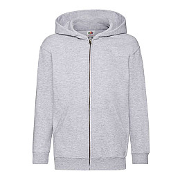 Толстовка Fruit of the loom Classic hooded sweat jacket Kids 140 см Серо-лиловый (62-045-0)
