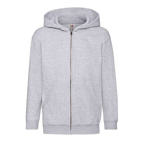 Толстовка Fruit of the loom Classic hooded sweat jacket Kids 140 см Серо-лиловый (62-045-0)