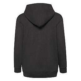 Толстовка Fruit of the loom Classic hooded sweat jacket Kids 152 см Черный (62-045-0)