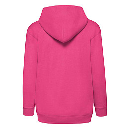 Толстовка Fruit of the loom Classic hooded sweat jacket Kids 152 см Малиновый (62-045-0)