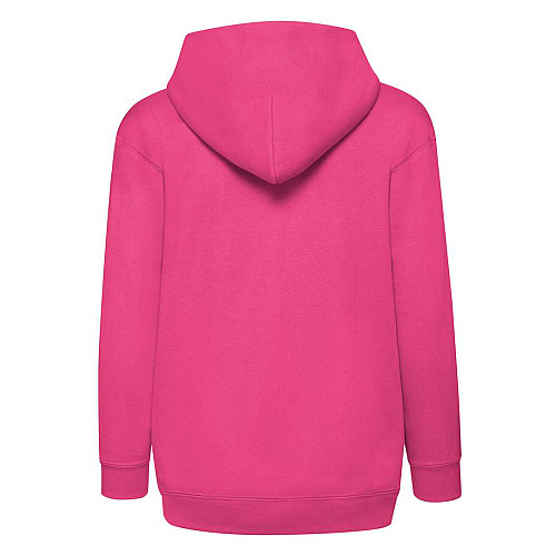 Толстовка Fruit of the loom Classic hooded sweat jacket Kids 152 см Малиновый (62-045-0)