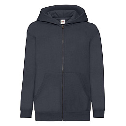 Толстовка Fruit of the loom Classic hooded sweat jacket Kids 152 см Темно-синий (62-045-0)