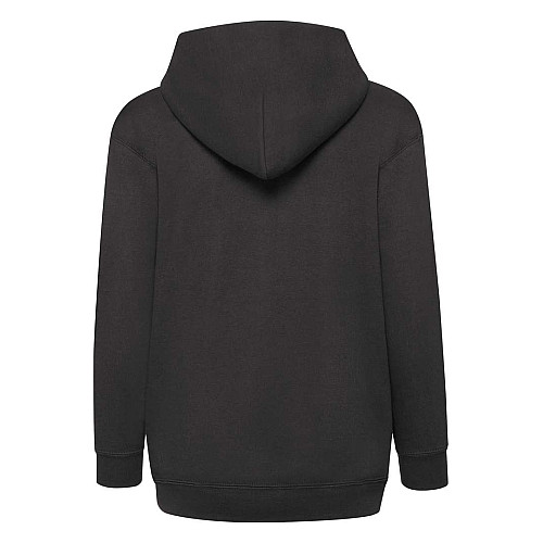 Толстовка Fruit of the loom Classic hooded sweat jacket Kids 164 см Черный (62-045-0)
