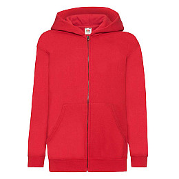 Толстовка Fruit of the loom Classic hooded sweat jacket Kids 116 см Красный (62-045-0)
