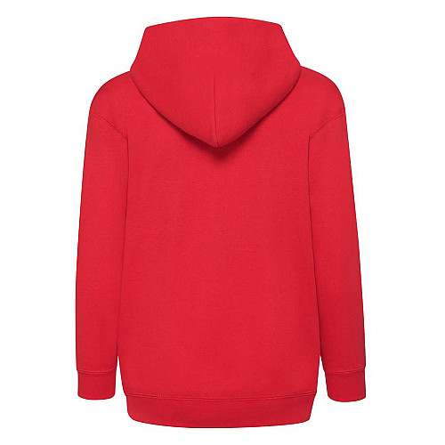 Толстовка Fruit of the loom Classic hooded sweat jacket Kids 116 см Красный (62-045-0)