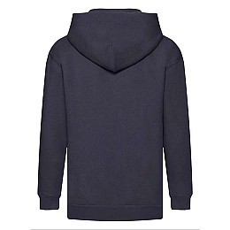 Толстовка Fruit of the loom Premium hooded sweat jacket Kids 140 см Темно-синий (62-035-0)