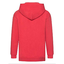 Толстовка Fruit of the loom Premium hooded sweat jacket Kids 152 см Красный (62-035-0)