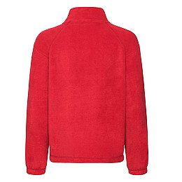 Толстовка Fruit of the loom Full zip fleece Kids 104 см Красный (62-511-0)