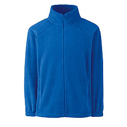 Толстовка Fruit of the loom Full zip fleece Kids 104 см Синий (62-511-0)