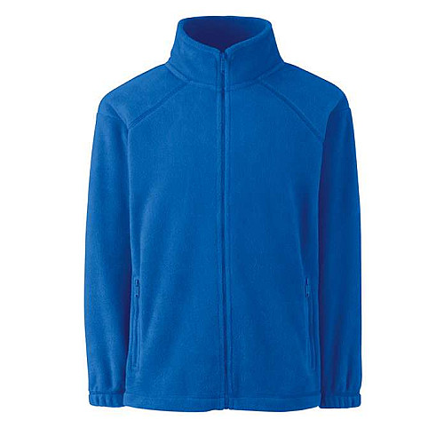 Толстовка Fruit of the loom Full zip fleece Kids 104 см Синий (62-511-0)