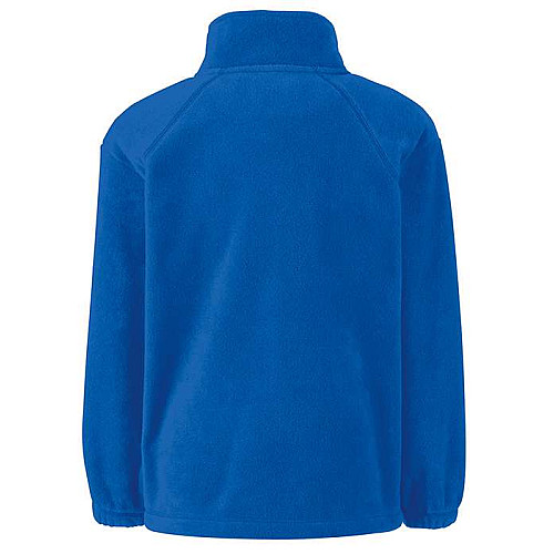 Толстовка Fruit of the loom Full zip fleece Kids 104 см Синий (62-511-0)