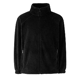 Толстовка Fruit of the loom Full zip fleece Kids 104 см Черный (62-511-0)