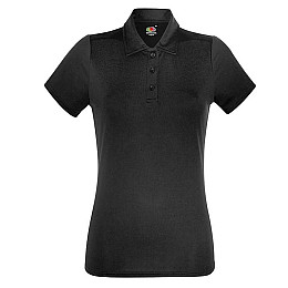 Поло Fruit of the loom Performance polo Lady-Fit L Чорний (63-040-0)