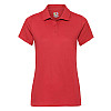 Поло Fruit of the loom Performance polo Lady-Fit S Красный (63-040-0)
