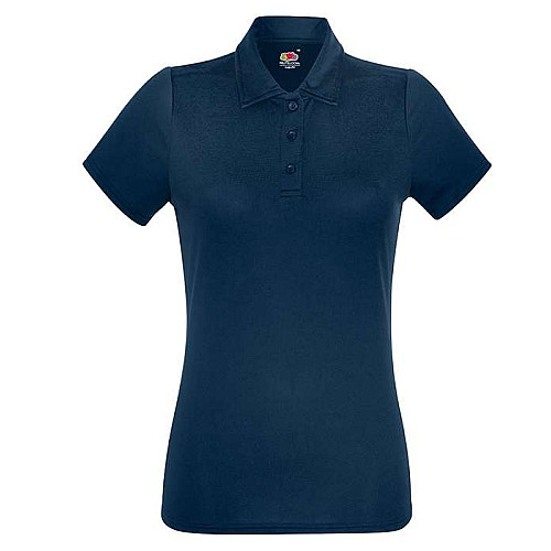 Поло Fruit of the loom Performance polo Lady-Fit 2XL Темно-синій (63-040-0)