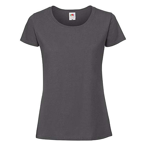 Футболка Fruit of the loom Ringspun Premium T Lady-Fit M Світлий графіт (61-424-0)