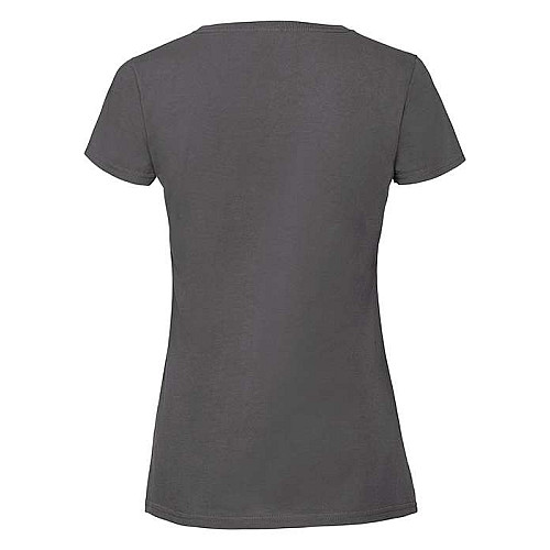 Футболка Fruit of the loom Ringspun Premium T Lady-Fit 2XL Светлый графит (61-424-0)