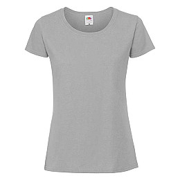 Футболка Fruit of the loom Ringspun Premium T Lady-Fit XS Металлик (61-424-0)