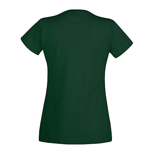 Футболка Fruit of the loom Ringspun Premium T Lady-Fit S Темно-зеленый (61-424-0)