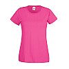 Футболка Fruit of the loom Ringspun Premium T Lady-Fit S Малиновий (61-424-0)