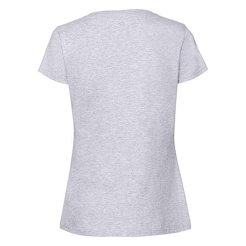 Футболка Fruit of the loom Ringspun Premium T Lady-Fit L Пепельний (61-424-0)