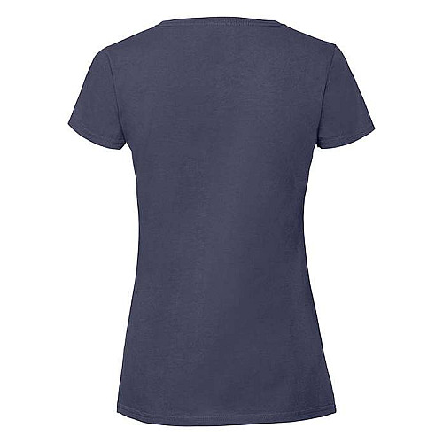 Футболка Fruit of the loom Ringspun Premium T Lady-Fit XS Темно-синий (61-424-0)