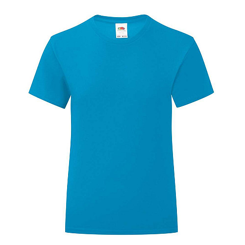 Футболка Fruit of the loom Girls Iconic T 164 см Ультрамарин (61-025-0)