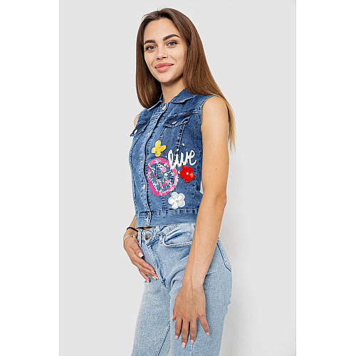 Жилетка женская AGER XS Синий (247R6756)