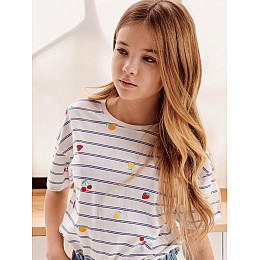 Футболка No brand 066000-W 140 см Белый (92788210)