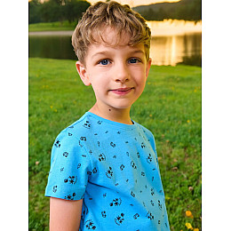 Футболка No brand 34052-U 110 см Синий (93008252)