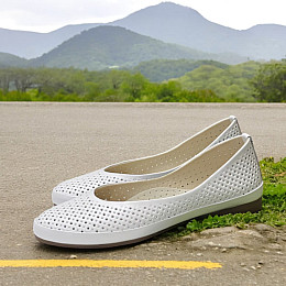 Балетки Prellesta 405-5WHITE 38 Белый (3338334)