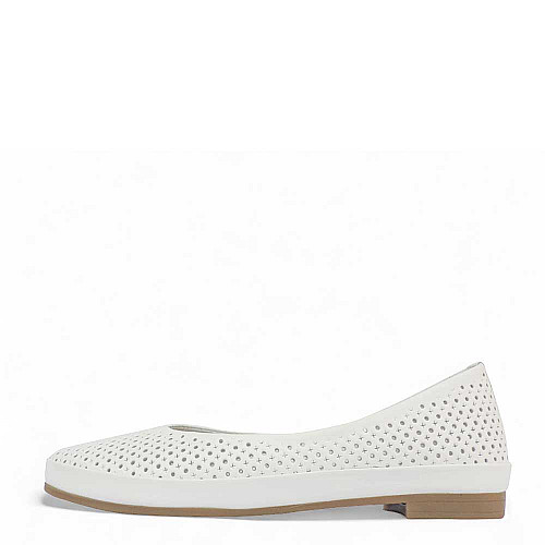 Балетки Prellesta 405-5WHITE 40 Білий (3358334)