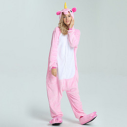 Пижама кигуруми Jamboo Единорог Бело-розовый S (J400144)