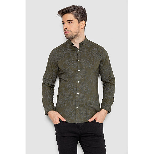 Рубашка мужская AGER Хаки 247R115 XXXL (112969_824656)