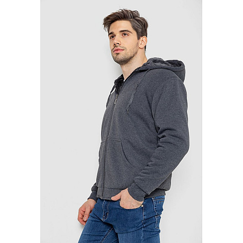 Спортивна кофта чоловіча AGER Темно-сірий 244R2305-1 L (113398_826117)