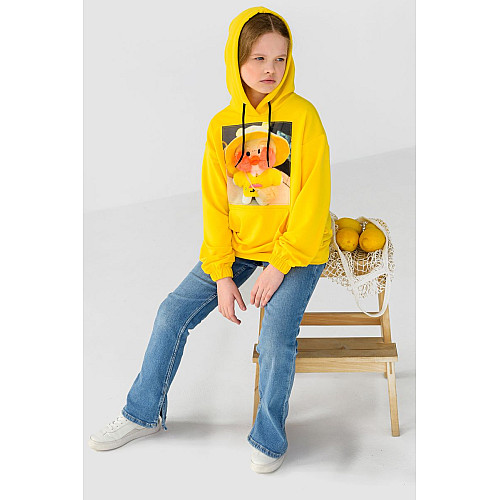 Худи для девочки AGER Желтый 102R1526 140 см (112686_823466)