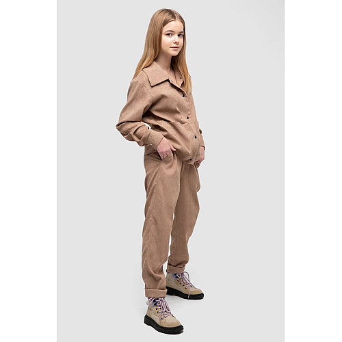 Костюм для девочки AGER Бежевый 102R1524 134 см (112674_823442)