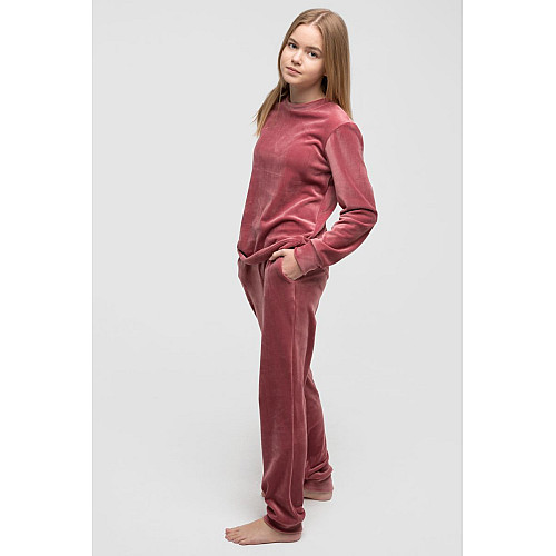 Спортивний костюм для дівчинки AGER 140 см Пудровий 102R1522 (112673_823439)