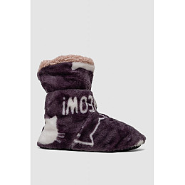 Тапочки-сапожки для дівчинки AGER Сірий-білий 102R1003 27-28 (112951_824534)
