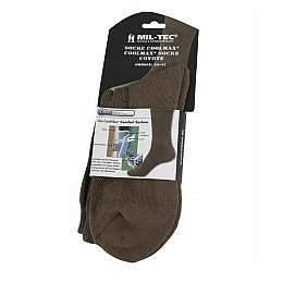 Термоактивные тактические носки Mil-Tec 13012001 Termo CoolMax 39-41 Оливковый