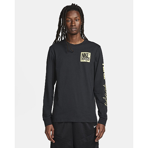 Лонгслив чоловічий Nike Long-Sleeve Fitness 2XL Чорний (FQ4902-010)