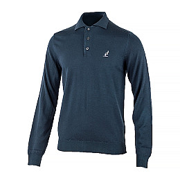 Поло мужское Australian Sweater Polo Neck M Темно-синий (LSUMA0013-061)