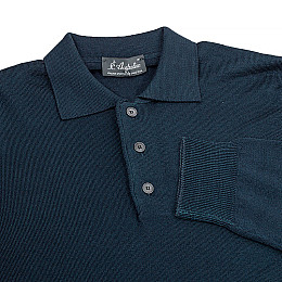 Поло мужское Australian Sweater Polo Neck M Темно-синий (LSUMA0013-061)