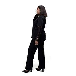 Жіноча блузка Modalinda 8582/1 Чорний 60