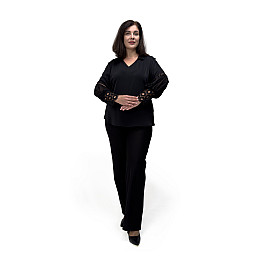 Жіноча блузка Modalinda 8582/1 Чорний 62