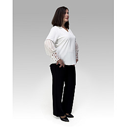 Жіноча блузка Modalinda 8582/2 Білий 60