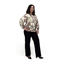 Жіноча блузка Modalinda 8522/2 Бежево-коричневий 60